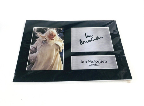 Ian mckellen signed printed - ian,