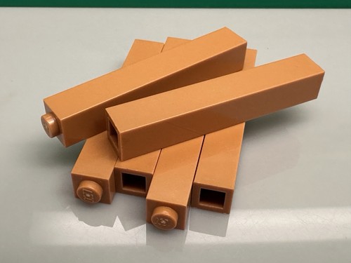 Lego brick 1x1x5 with solid - brick,
