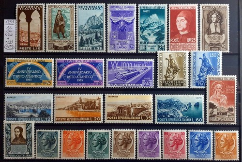 Italy republic 1953 ordinary - 1953,
