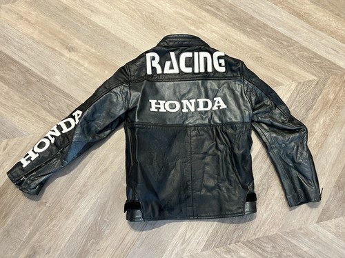 Vintage honda racing - racing, leather