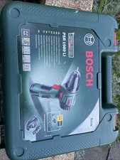 Bosch PSR 1080 Li Cordless Drill with Battery And Charger and accessories