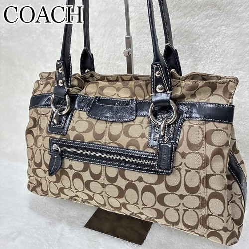 Coach signature canvas tote - coach,