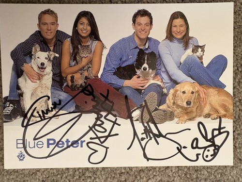 Signed photo blue - blue, peter