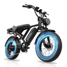 AOVOPRO AP20 Electric Dirt Bike, 20x 4 Inch Fat Tire 48V 18AH Detachable Battery