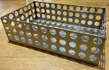 Rectangular Perforated Stainless Steel Basket for Catering or freezer storage