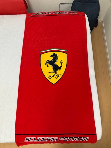 Ferrari bath towel red blanket - bath,