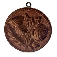 HOUSE ON THE HILL SPRINGERLE COOKIE MOLD STAMP PRESS MOULD BRITISH ISLES SYMBOLS