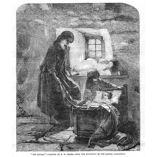 The cradle painted deane - painted, by