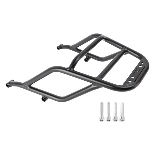 Black rear luggage - black, rack