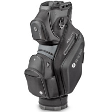 MOTOCADDY 2025 PRO SERIES 14-WAY CART BAG / PREMIUM PU LEATHER - BLACK/CHARCOAL