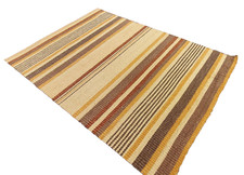 Handmade Dhurrie Rag Rug 100%