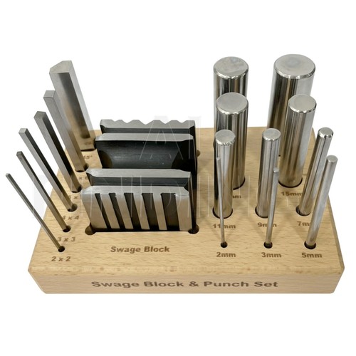 Swage block punch - punch, 17pcs