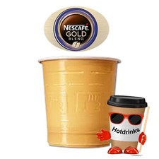 Nescafe Gold Blend Coffee White 73mm/7oz In Cup Vending Drink [100/200/300 Cups]