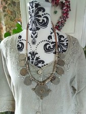 Indian Silver Coin Bead