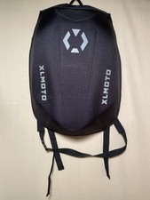 XLMOTO Motorcycle Backpack Hard Shell Rucksack Aerodynamic Black XL MOTO Bag