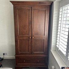 Solid Wood Wardrobe with base drawer. Willis and Gambier. Quality heavy item. 