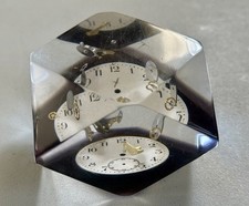 Vintage Faceted Cube Lucite