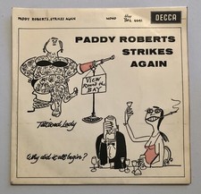 PADDY ROBERTS Strictly For Grown Ups EP 7" 45rpm UK PS Tri-Centre EX/EX