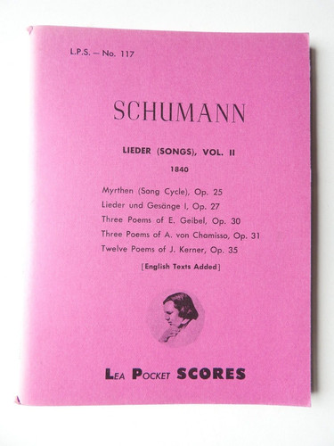 Schumann lieder - schumann, (songs)