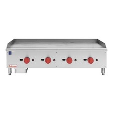 B GRADE Heavy Duty Infernus Gas Griddle 4 Burner 120cm 20mm Plate