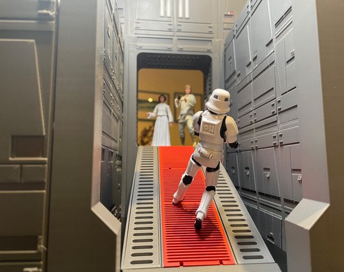 Death star chasm ramp - star, diorama