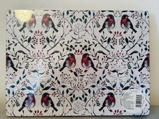 4 Robin Table Placemats w Cork Back Bird Design Sainsbury’s