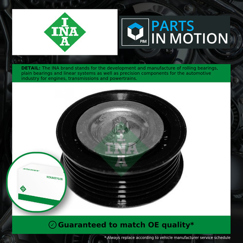 Aux belt idler - pulley, fits