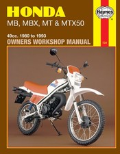 Haynes Manual 0731 for Honda MB50, MBX50, MT50, MTX50 (80 - 93) service/repair