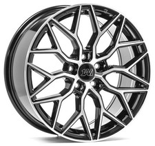 Alloy Wheels 19" 1AV ZX12 Black Polished Face For Vauxhall Vectra VXR 06-08