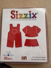 Sizzix large Die, Die Cutter doll overalls 38-0104