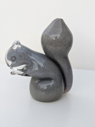 Wedgwood glass grey squirrel - glass,