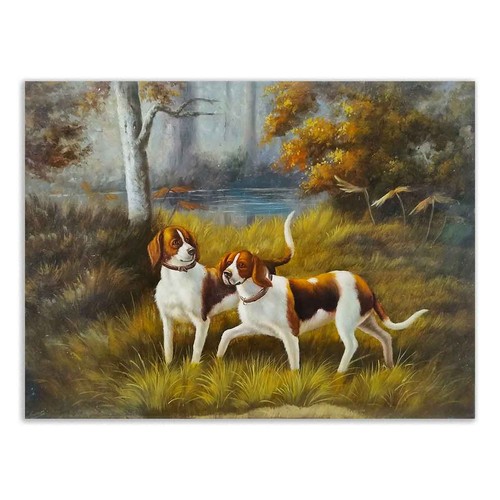 Oil painting canvas - on,