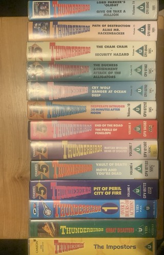 Thunderbirds vintage vhs - thunderbirds,
