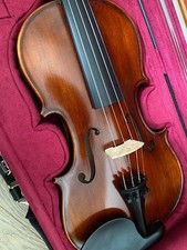 Eastman Concertante Antiqued Violin Outfit with Gold Level Set Up 4/4 Full Size