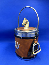 Vintage Horse Ice Bucket, 21 cm high.