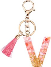 Pink Gold Resin Initial Letter