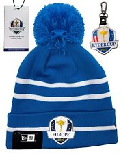 New Era 2023 Ryder Cup TEAM EUROPE Bobble Beanie - RRP£35 + FREE €21 Bag tag