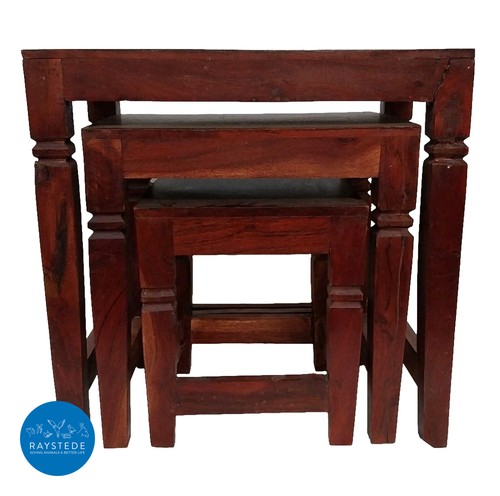 Sheesham solid wood nesting - wood,