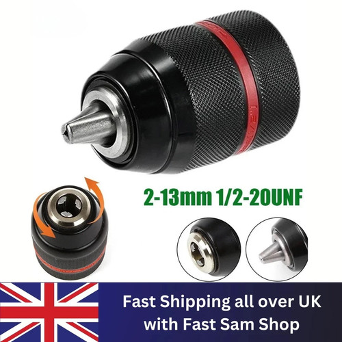 Keyless drill chuck metal - keyless,