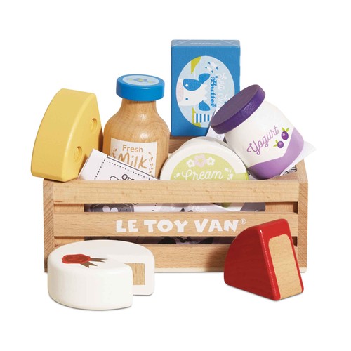 Toy van cheese dairy - toy,