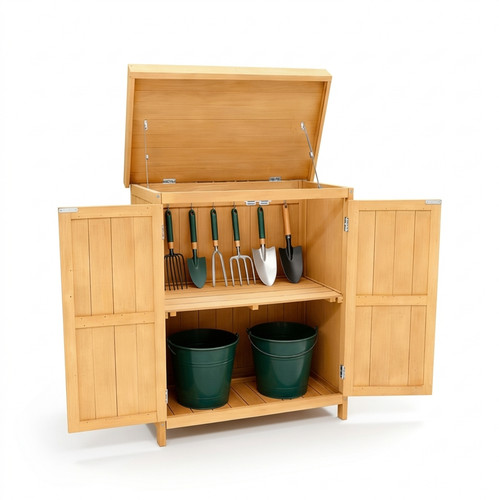 Wooden potting shed - shed, garden