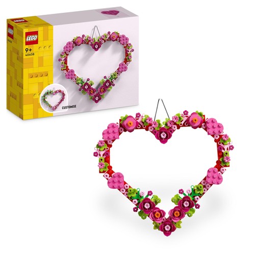 Lego heart ornament set - lego,