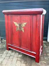 Antique Red Lacquered Chinese