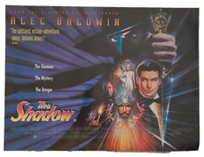THE SHADOW ALEC BALDWIN 1994 16"x12" UK MINI QUAD CINEMA MOVIE FILM POSTER