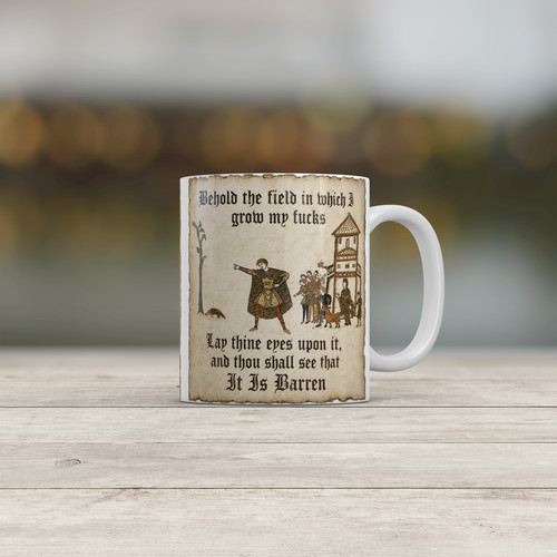 Medieval humour mug funny - mug,