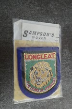 Longleat Lions Woven Cloth Patch Badge (L61S)