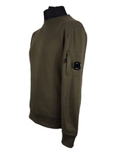 C.P. Company Jumper XXL Khaki Authentic Pullover Cotton Casual Plain Luxury Men