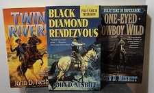 JOHN D. NESBITT - WESTERN PB   LOT: PB/VG/Signed 1995-98   SHIPS FREE