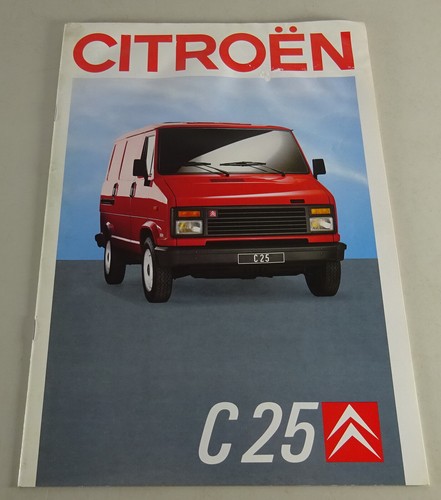 Brochure citroën panel - c, 25