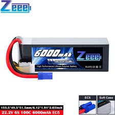 Zeee 22.2V 6S LiPo Battery EC5